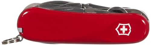 Victorinox Taschenmesser Evolution 28 (23 Funktionen, Ergonomischer Griff, Metallfeile) rot