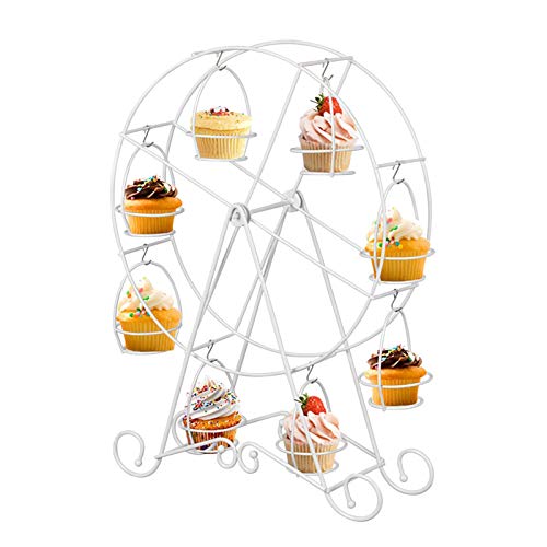 Cupcake Stand Riesenrad Kuchen Display Standhalter Inhaber 8 Tasse für Party Hochzeit Lieferungen