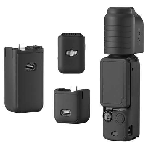 Buziba Silikon-Schutzhülle für DJI Osmo Pocket 3, Silikon-Schutzhülle, Handheld-Gimbal-Action-Kamera-Zubehör (schwarz)