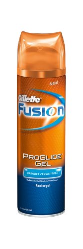 Gillette Fusion ProGlide Rasiergel Feuchtigkeit 200 ml, 6er Pack (6 x 200 ml)