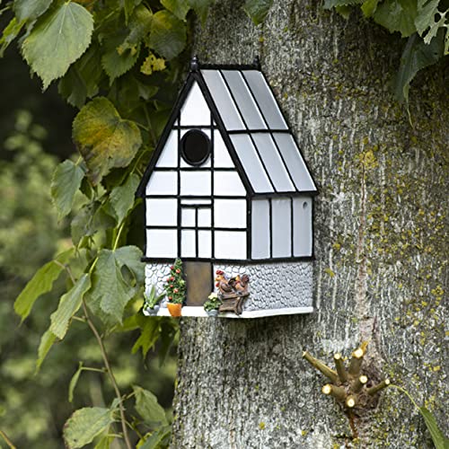 Windschief-Living Zauberhafter Nistkasten Vogelhaus Beauty im Gartenhaus Stil, für Meisen