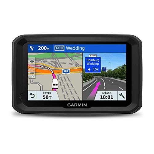 Garmin dēzl 580 MT-S – LKW-Navi mit 5“ (12,7 cm) Touchdisplay & vorinstallierten Navigationskarten (46-EU-Länder). Verkehrsinfos via Smartphone Link App, fahrzeugspezifisches Routing, Warnhinweise