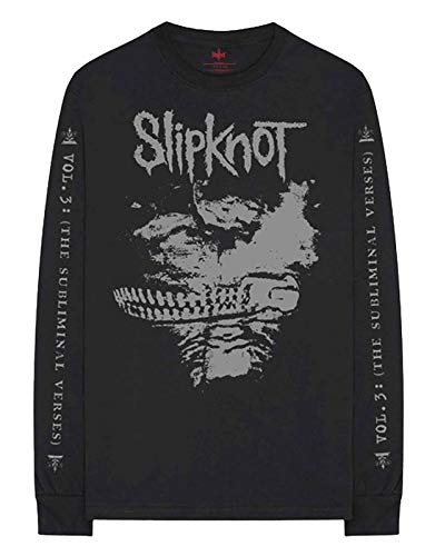 Slipknot T Shirt Subliminal Verses Band Logo offiziell Schwarz Long Sleeve XL