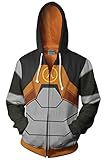 MingoTor Herren Damen Half-Life Kapuzenjacke 3D Pullover mit Kapuze Sweatjacke Hoodie Cosplay Kostüm Unisex