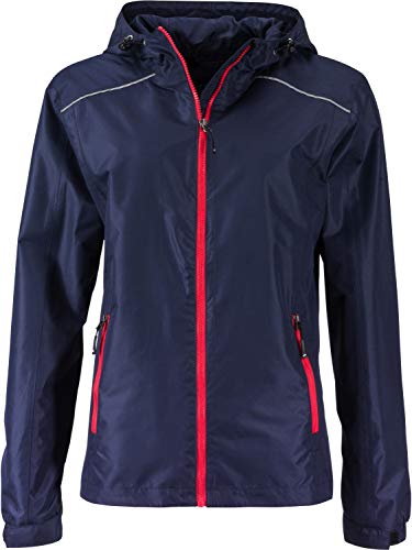 Ladies` Rain Jacket Damenjacke Jacke Damen, Größe:XL, Farbe:Navy-Red
