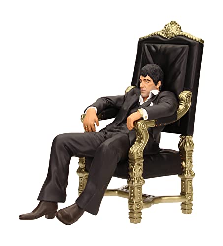 Unbekannt Scarface Tony Montana Figur schwarz/Gold, Bedruckt, aus 100% Kunststoff, in Geschenkverpackung.