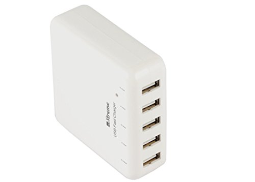 Xtreme 45576 Netzteil USB 5 Ports,-Heimnetzwerk 220 Volt mit 5 Ausgänge USB 2.0, Kabel Netzteil mit 6,1 A