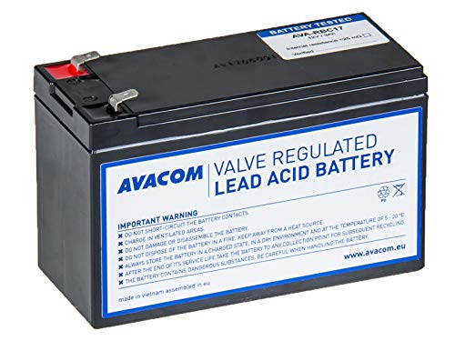 AVACOM Ersatz für RBC17 - Akku für USV. Ersatzbatterie für APC: RBC17
