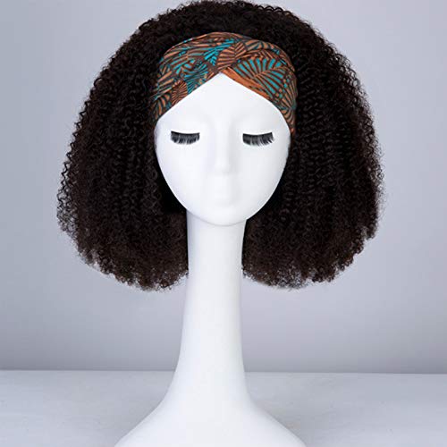Stirnband Perücke Langes Lockiges Haar Afrikanische Perücke Kleines Lockiges Haar Für Frauen Schwarze Synthetische Perücke
