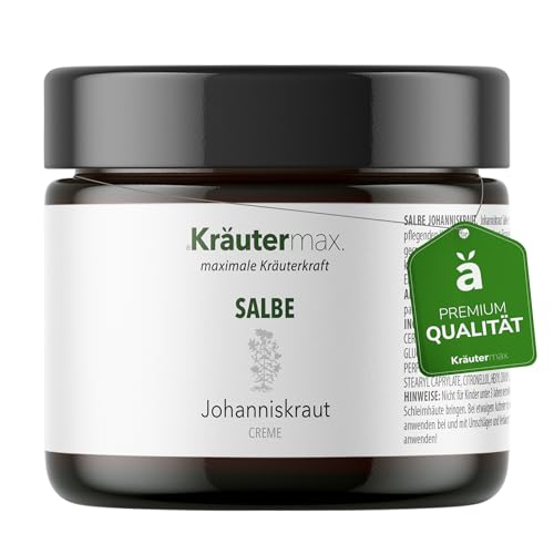 Johanniskraut-Salbe 3 x 100 ml - Johanniskraut-Creme - OHNE Parabene