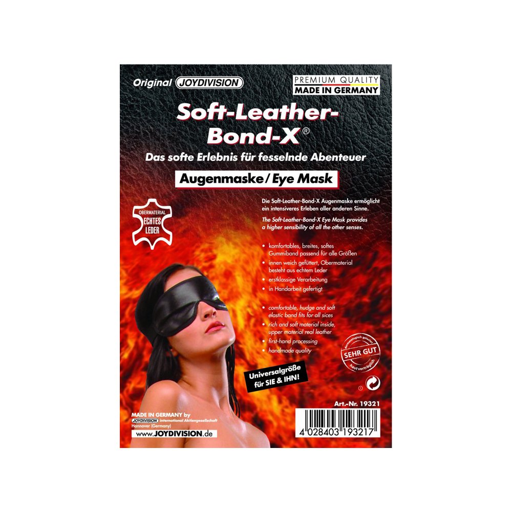Soft-Bond X Antifaz Comfort Leather, Negro - 50 gr
