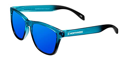 NORTHWEEK Unisex-Erwachsene GRADIANT SLALOM Sonnenbrille, Blau (Blue), 140.0