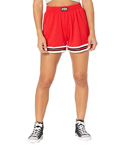 Mitchell & Ness NBA Women Jump Shot Shorts Chicago Bulls, Red (S)