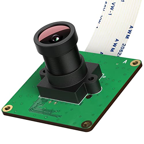 innomaker Raspberry Pi Industriekameramodul STARVIS IMX327LQR Farb-CMOS-Sensor 2.13 M Pixel Weitwinkel-Fischaugenobjektiv für Rasp Pi 4 3B + 3B A+ CM3 + CM3