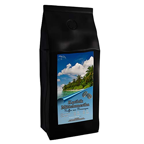 Kaffeespezialität Aus Mittelamerika - Nicaragua, Dem Land Der tausend Vulkane (1000 Gramm, Ganze Bohne) - Länderkaffee - Spitzenkaffee - Säurearm - Schonend Und Frisch Geröstet