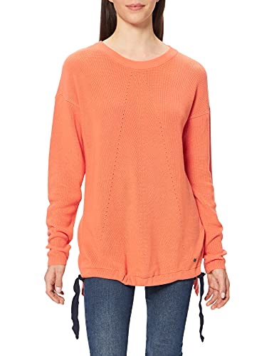 ESPRIT Maternity Sweater ls Umstandspullover Damen, Orange (Coral Orange 870), 36 EU (Herstellergröße: S)