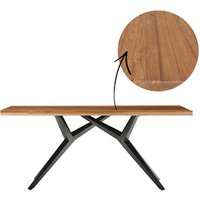 SIT Tischgestell »TOPS&TABLES«, HxT: 72 x 71 cm, Holz - schwarz