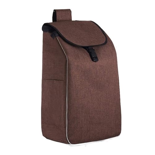 38L Einkaufswagen-Ersatztasche mit Seitentaschen - wiederverwendbare Ersatztasche, tragbare wasserdichte Oxford-Einkaufswagen-Taschen/Zusammenklappbare Aufbewahrungstasche für Einkaufswagen ( Color :