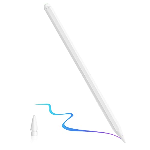 SLuB Stylus Pen for iPad (2018–2022) with Magnetic Suction Wireless Charging Function, Tilt Sensitivity, Compatible with iPad 9 8 7 6, iPad Mini 5 6, iPad Pro 11, iPad Pro 12. 42 EU 36 EU