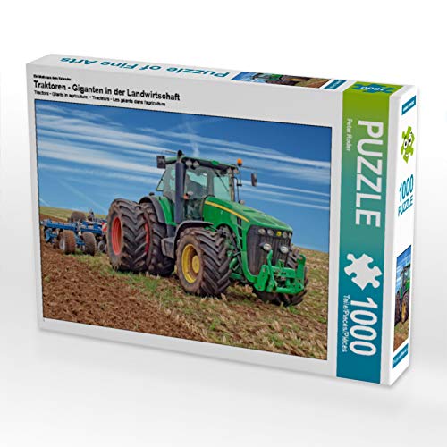 CALVENDO Puzzle Traktoren - Giganten in der Landwirtschaft 1000 Teile Lege-Größe 64 x 48 cm Foto-Puzzle Bild von Peter Roder