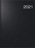 rido/idé 7027503901 Buchkalender Conform, 1 Seite = 1 Tag, 210 x 291 mm, Balacron-Einband schwarz, Kalendarium 2021