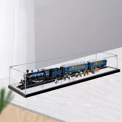 Transparente Acryl-Vitrine Für Lego 21344 Orient Express, Staubdichte Vitrine Kompatibel (Modell Nicht Im Lieferumfang Enthalten) B3MM,120*15*20CM