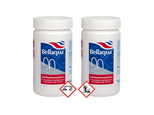 Bellaqua Set 2x Multifunktions Tabletten 4 in 1-200 g - 1 kg