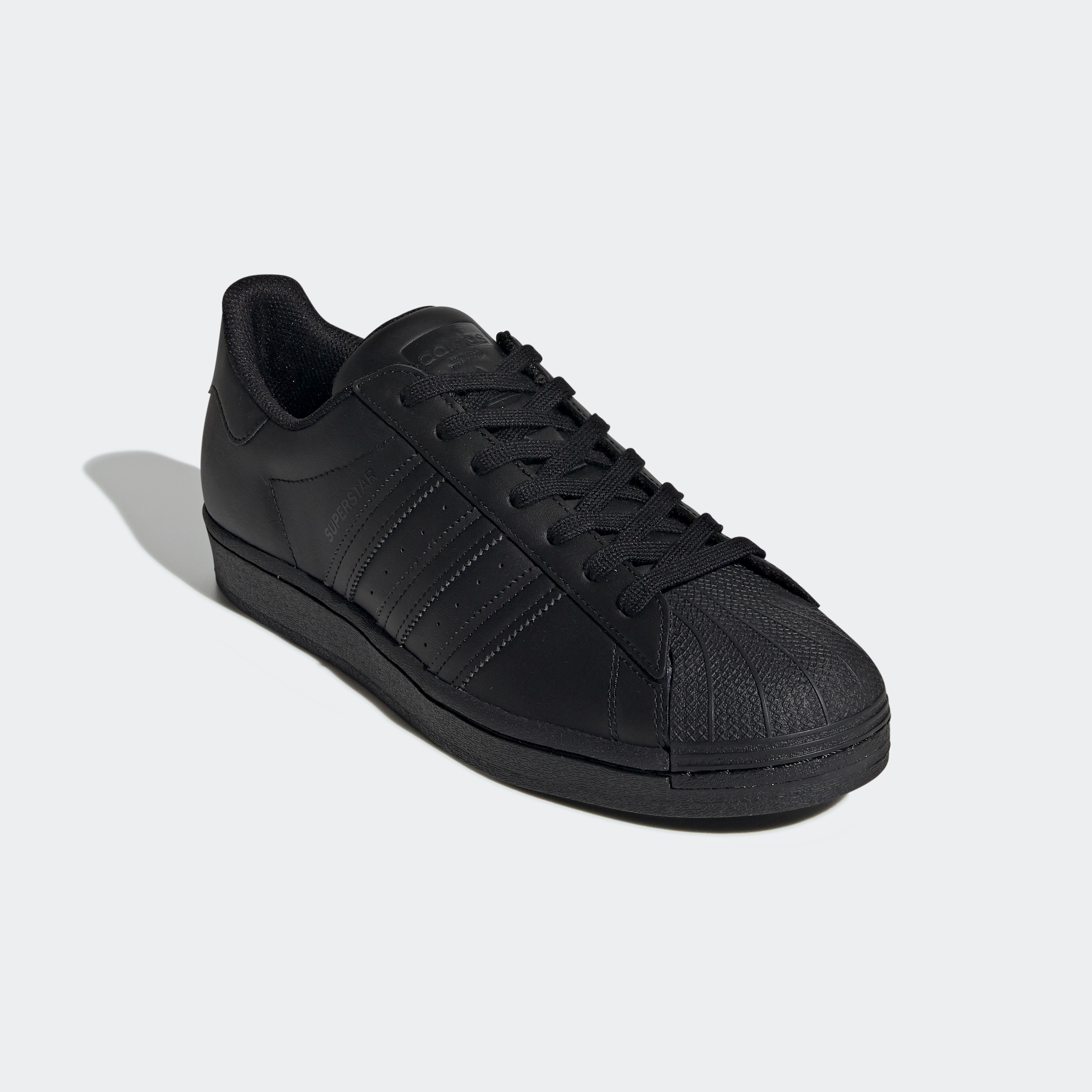 adidas Herren Superstar Sneaker, Core Black/Core Black/Core Black, 37 1/3 EU