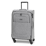 REDOLZ Essentials 12 MEDIUM Weichschalen Koffer für Männer & Frauen | Leichter Trolley 67 cm mit 4 Doppelrollen & TSA-Schloss (mit Dehnfalte erweiterbar)