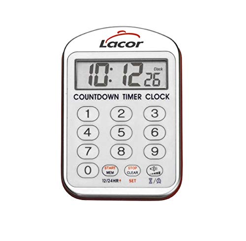 LACOR 60804 Küchen-Zeitschaltuhr mit Alarm