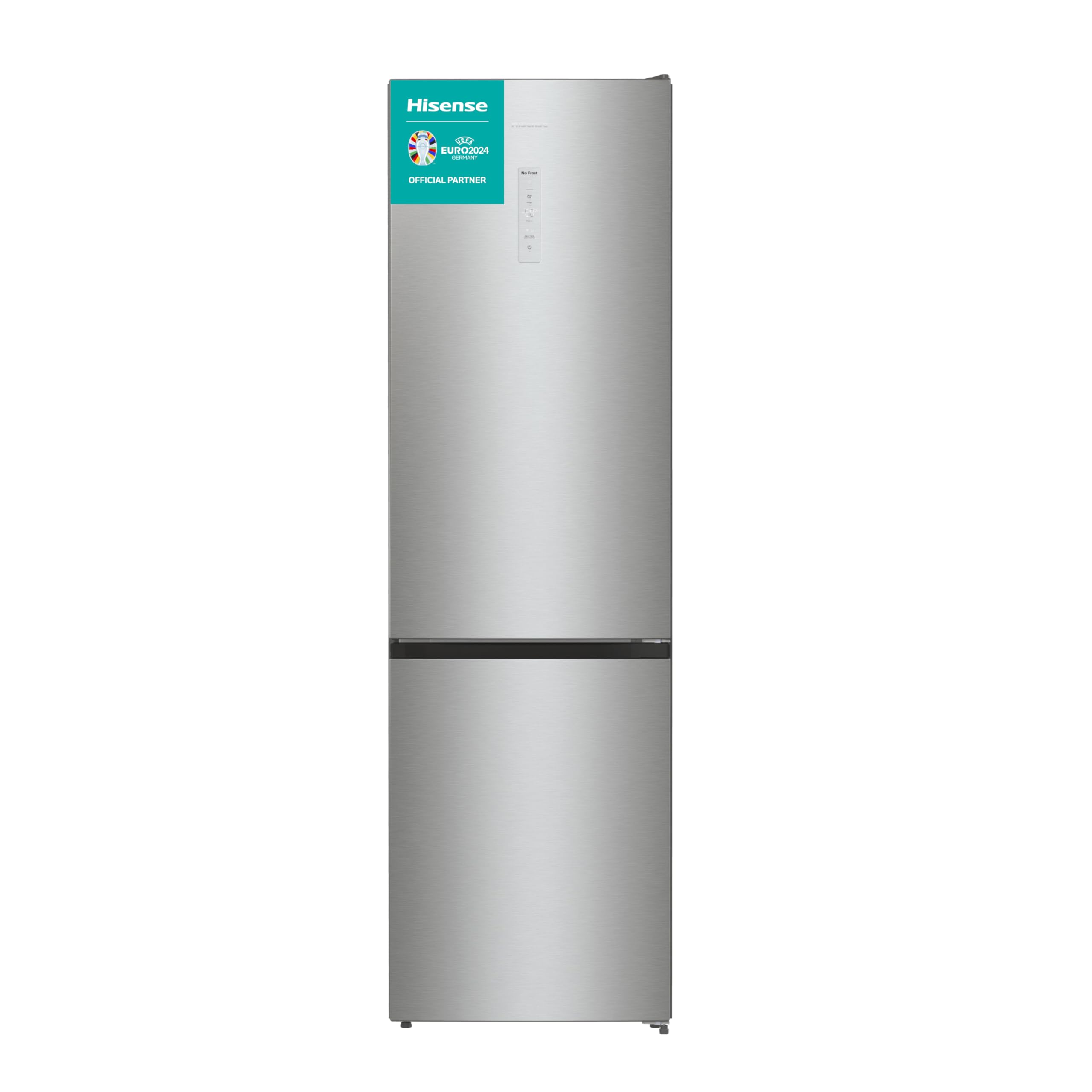 Hisense RB470N4SIB Kühl- Gefrierkombination Total No Frost, Inox, EEK B, 361 Liter, CrispZone