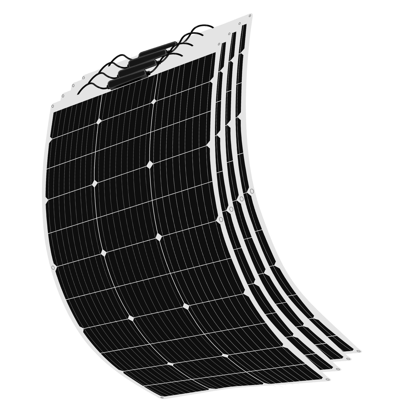 Solarpanel Flexible 12V 400W Sonnenkollektoren Solarmodul Outdoor Solar-Ladegerät für Wohnmobile, Dächer, Boot solarplatten für pool (400W)
