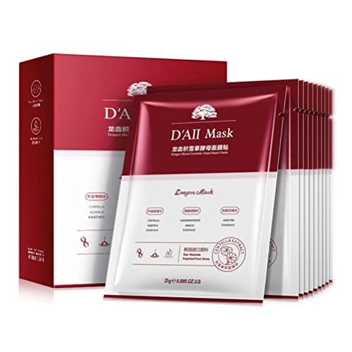Sheet Mask Centella Asiatica Yeast Hydrating Moisturizing Face Mask Skin Care Anti-Aging (40 PCS)