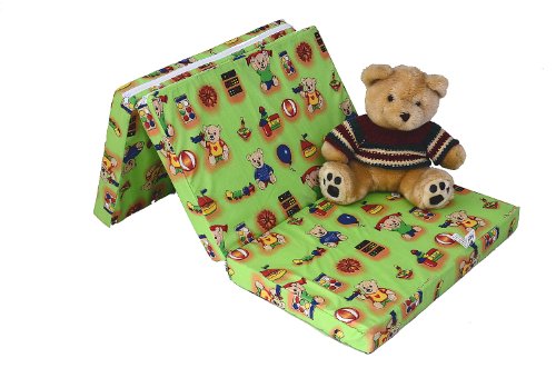 Best For Kids Matratze für das Reisebett 120 x 60 x 6 cm inkl.Transporttasche Kinder-Rollmatratze Kindermatratze in 3 Farben (Grün)