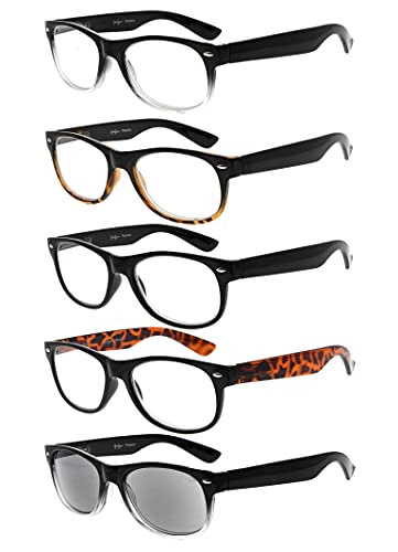 Eyekepper Klassische Lesebrille für Damen 5 Pack inklusive Lesesonnenbrille +1.75