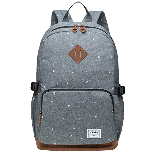 Kaukko Studenten Backpack für Mädchen Jungen & Kinder Schulrucksack für 14" Laptop College Reiseeucksack, 11.8"* 5.2"* 17.7"/ 17.6L