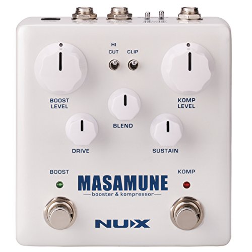 NUX Masamune Gitarren-Analog-Kompressor und Booster Pedal