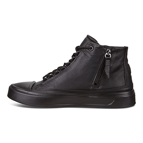ECCO Damen Flexure T-Cap W Hohe Sneaker, Schwarz (Black 1001), 39 EU