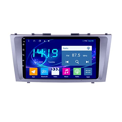Android Autoradio Stereo 9 Zoll HD Digital Multi-Touchscreen Für Toyota Camry 6 40 50 2006-2011 Android Auto Mit Navigation Bluetooth-Unterstützung Radio Lenkradsteuerung DAB Mit Rückfahrkamera