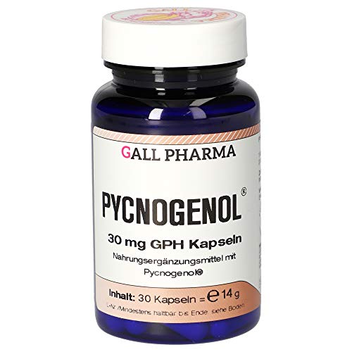 Gall Pharma Pycnogenol 30 mg GPH Kapseln, 1er Pack (1 x 30 Stück)