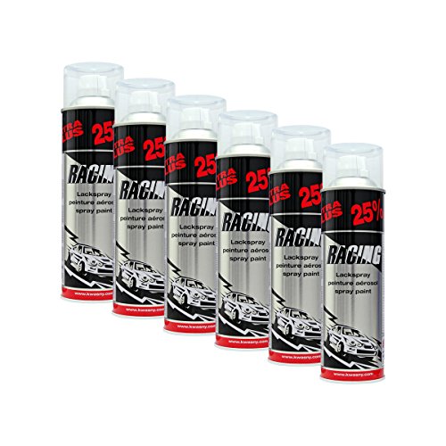 6X KWASNY 288 917 Auto-K Racing 2-Schicht-Klarlack 500ml