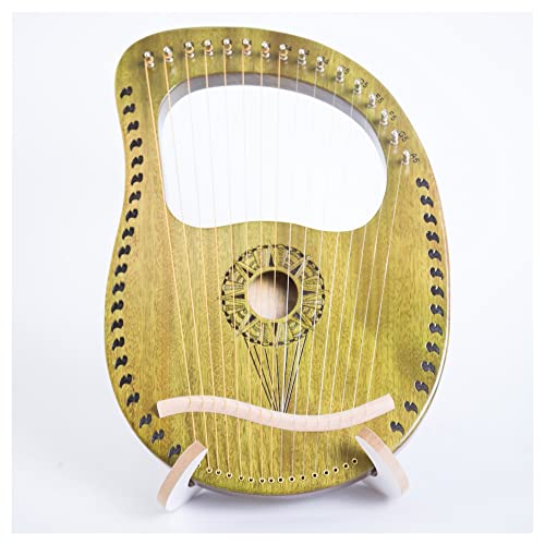 UNbit Tragbare Leierharfe 16-saitige Harfe Saiteninstrument Leier for Anfänger Leier? Harfe for Anfänger Harfe (Color : Transparent)