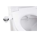 BisBro Deluxe Chrome Bidet | Dusch-WC zur optimalen Intimpflege | Einfach unter dem Klodeckel installieren | funktioniert ohne Strom | ideale Hygiene durch Wasser | Sparen Sie Toilettenpapier