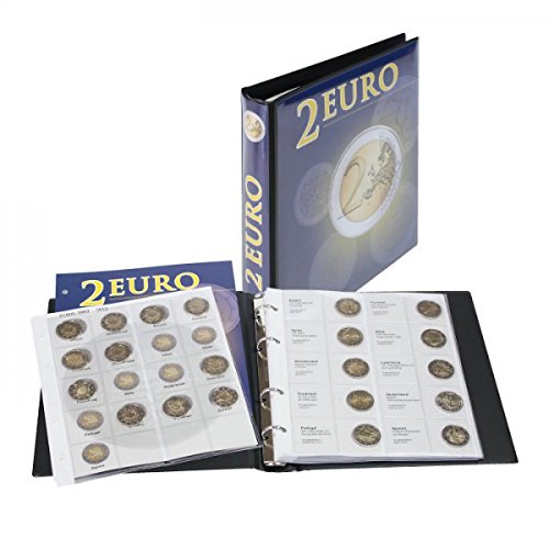 LINDNER Das Original Vordruckalbum 2 Euro-Gedenkmünzen Band 1: Alle Euro-Länder (chronologisch bis Spanien 2012)