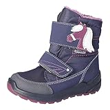 RICOSTA Mädchen Winterstiefel GAREI,Kinder Boots,WMS:Mittel,lose Einlage,Sympatex,waschbar,gefüttert,wasserdicht,warm,Nautic/Marine (170),25 EU