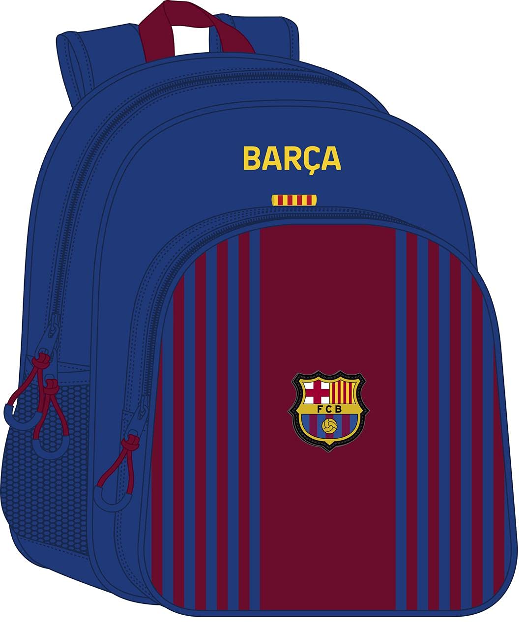 Safta FC Barcelona 1. Trikot 21/22, Marineblau/Granat, 320x120x380 mm, Rucksack 640