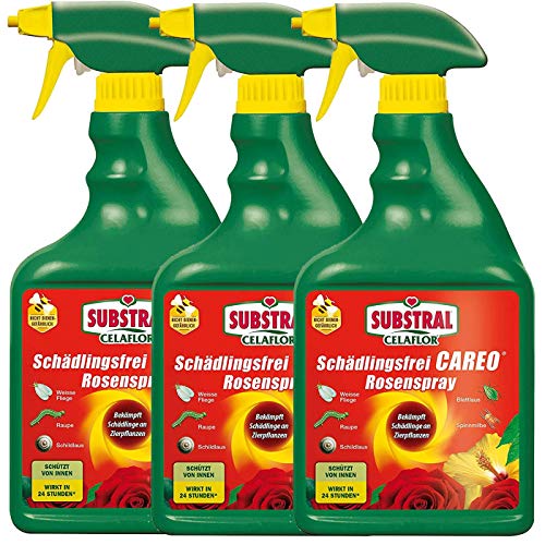 CELAFLOR® Schädlingsfrei CAREO Rosenspray 2,25 l - Vollsystemische Wirkung gegen saugende und beißende Schädlinge