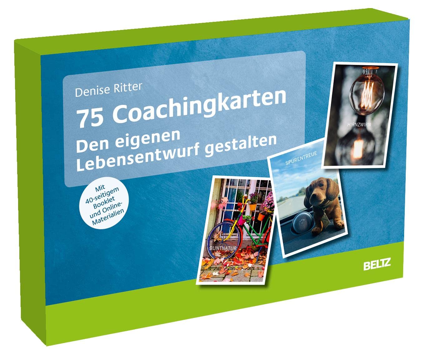 75 Coachingkarten Den eigenen Lebensentwurf gestalten: Mit 40-seitigem Booklet und Online-Materialien