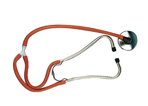 Hauptner 01220000 Stethoskop mit Silikonschlauch Membrane 65 mm Durchmesser, rot