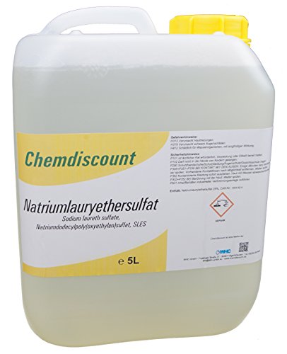 5Liter Natriumlaurylethersulfat (28%, flüssig), Sodium Laureth Sulfate SLES, versandkostenfrei